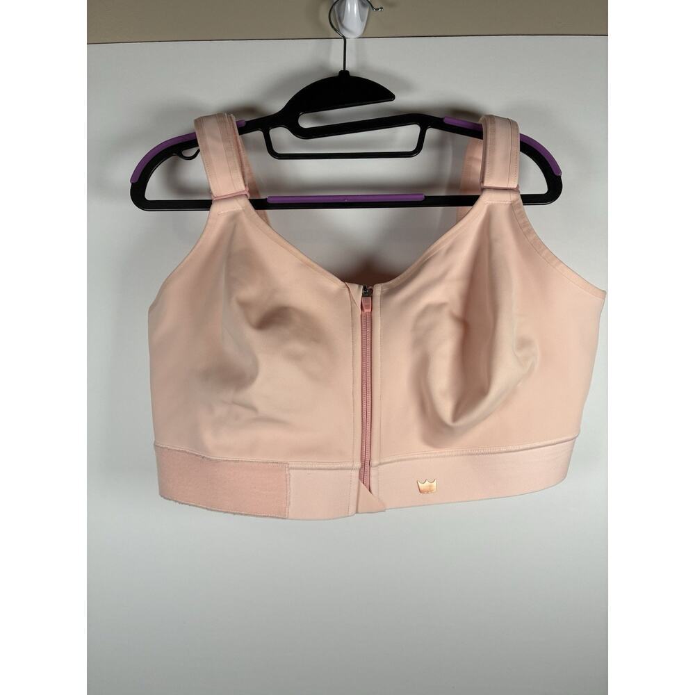 Shefit Ultimate Sports Bra Womens 5 Luxe Black Zip Front High Impact Adjustable